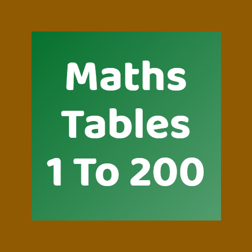 Maths Tables 1-200 | Multiplication Tables | Free icon