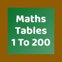 Maths Tables 1-200 | Multiplication Tables | Free