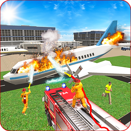 911 Airport Fire Rescue 3D 2019 icon