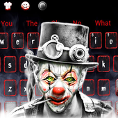 Smoky Horror Joker Keyboard Theme icon