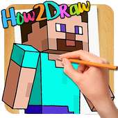 How2Draw Minecraft on 9Apps