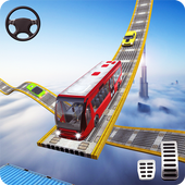 Impossible Bus Tracks Stunts Coach Driving Sim icon