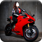 Women Action Bike Photo Suit icon