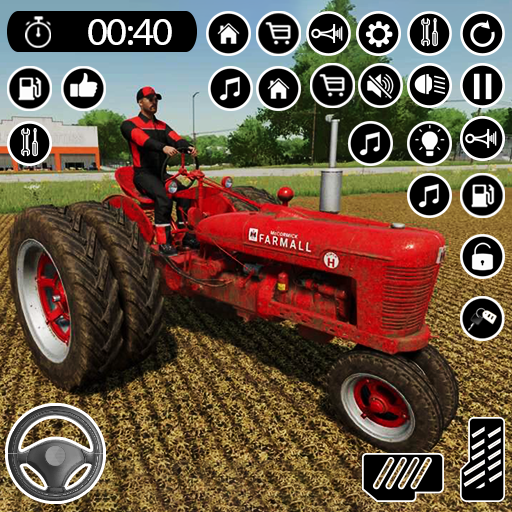 Tractor Games Real Farming 3D icon