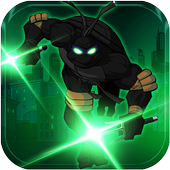 The Ninja Shadow Turtle Run and Fight icon