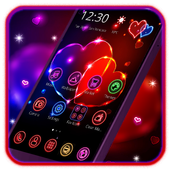 ikon Love Heart Neon Theme