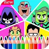 Teen Titans  Coloring Book icon