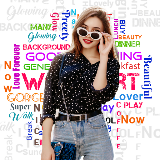 Word Cloud Art Auto Background Editor icon