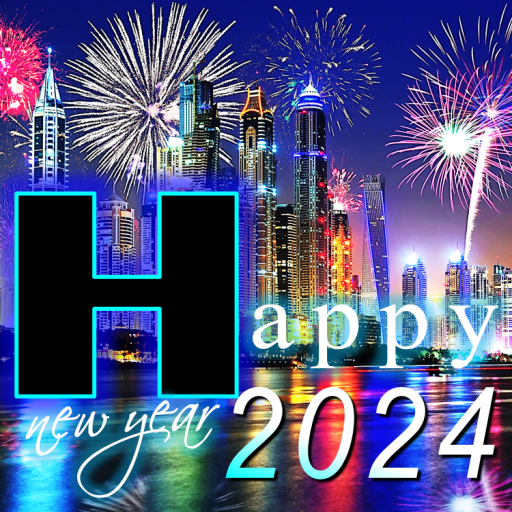 Happy new year 2024 icon