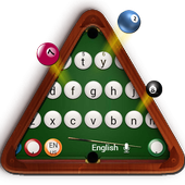 السنوكر لوحة المفاتيح موضوع أيقونة