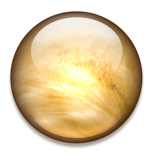Planet Venus 3D icon