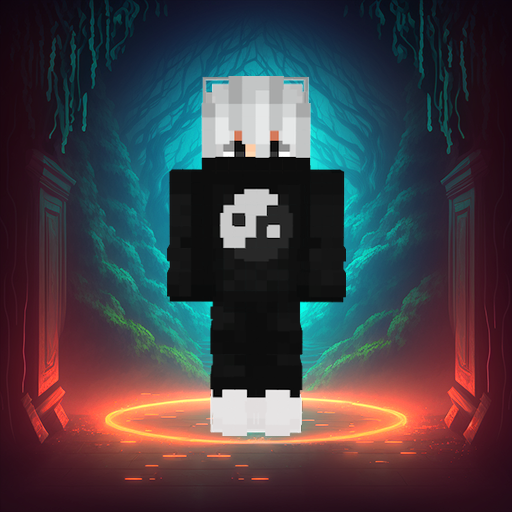 Black Skin for Minecraft أيقونة