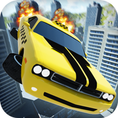 Flying Crazy Taxi Simulator icon
