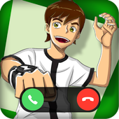 Fake call From Ben 10 icon