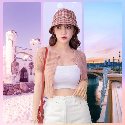 Photo edit background icon