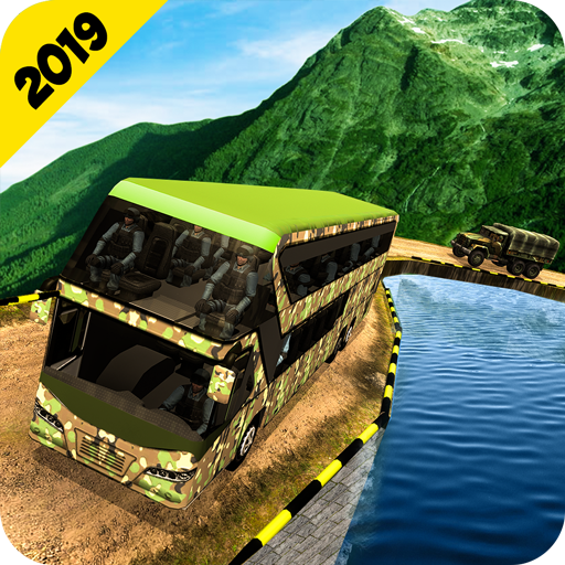 pemandu bas bas tentera icon