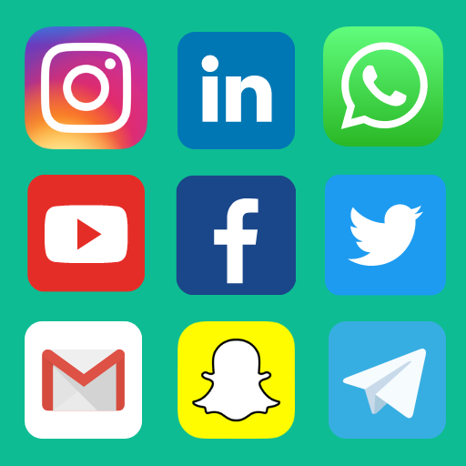 All Social Media In One App icon