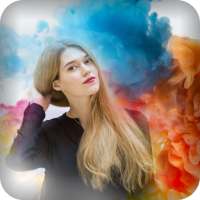 Colorful Smoke Photo Editor - rainbow color effect on 9Apps