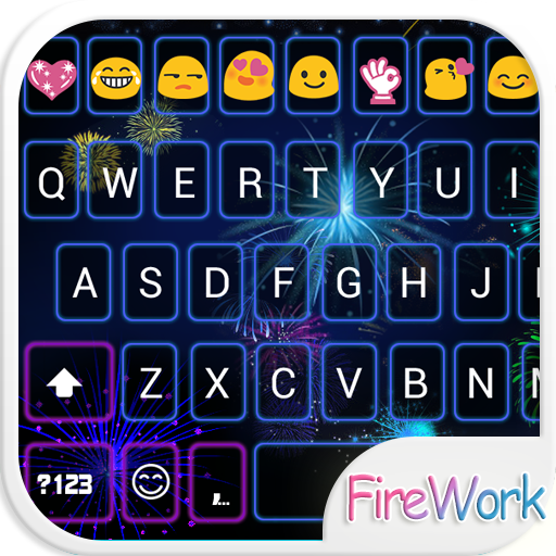 Fireworks Emoji Keyboard Theme icon