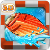 Racing Boat 3D Free icon
