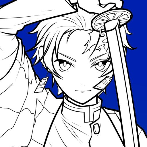 Livre coloriage Demon Slayer icon