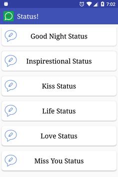 2017 Status for whastapp - All status & quotes screenshot 3