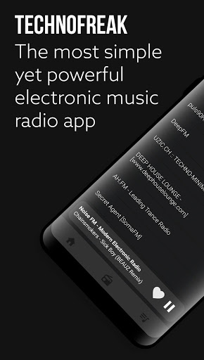 TechnoFreak - Free Techno Radio screenshot 1