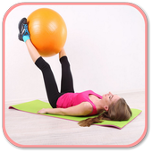 Gym Exercises - Swiss Ball icon