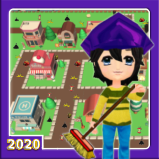 Girl Cleaning game - city cleaning game icon