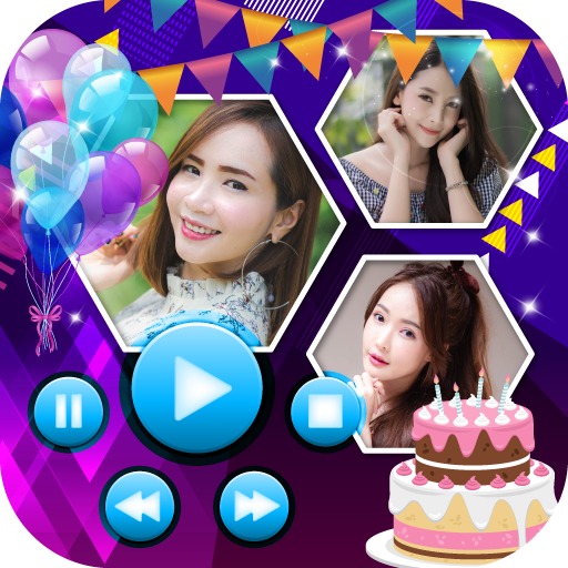 Happy Birthday Video Maker icon