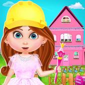 Princess Doll House Cleaning icon