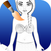 Mermaid Coloring Games icon