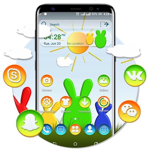 Easter Bunny Theme Launcher icon