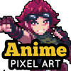 Anime color by number icon