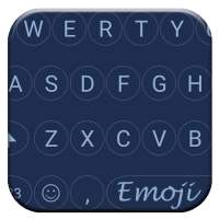 Circle Blue Emoji Keyboard