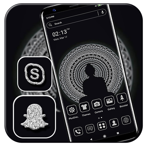 Buddha Dark Art Theme icon