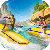 Banana Boat Water Speed Race icon