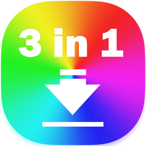 3 in 1 Downloader for Instagram Facebook Whatsapp icon