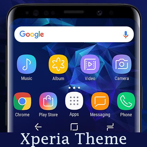 Galaxy S9 blue | Xperia™ Theme icon