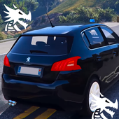 City Driving Peugeot Car Simulator icon