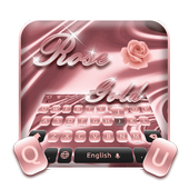 Luxurious Rose Gold Keyboard icon