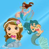 Coloring By Number Princess Mermaid icon