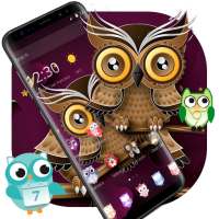 Two-dimensional Abstract Owl Theme on 9Apps