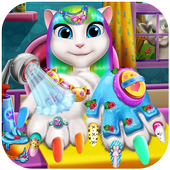 Talking Cat Nail Spa Salon icon