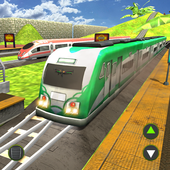 Train Station Sim 3D - train track railroad games icon