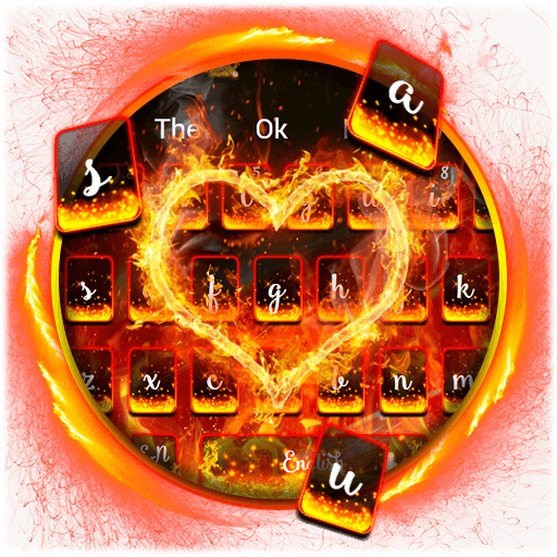 Burning Keyboard icon