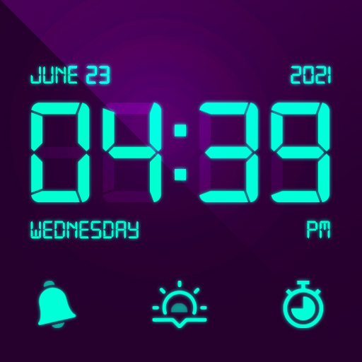 Digital Clock LED: Smart Clock &amp; Weather icon