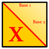 Diagonal of the Square icon
