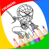 Coloring Super Hero Books icon