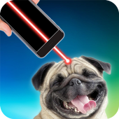 Laser pointer for playing with dog icon